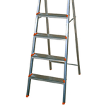 Escada De Aluminio 5 Degraus Ágata Uso Geral Doméstica