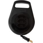 EXTENSAO ELETRICA 05MT C/ENROLADOR PRETA ILUMI 16974