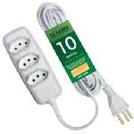 EXTENSAO ELETRICA 10MT 10A 250V CINZA ILUMI 
