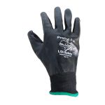 LDI LUVA PRONYL FULL MOD: 8040-9(G) BLACK POLIAMIDA C/R NITRILICO 