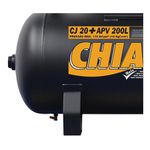 COMPRESSOR AR 20 APV 200L RCH 5,0HP C/ MOTOR TRIFASICO CHIAPERINI