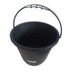 BALDE PLASTICO PRETO P/PEDREIRO 12L REFORCADO LDI