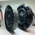 Roda com Pneu Completa 350mm 1