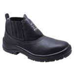 BOTINA COURO BIDENS ELASTICO C/ BICO ACO N.38 KADESH C.A 36935
