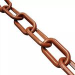 CORRENTE PLAST. P/SINAL. MARRON ELO GRANDE