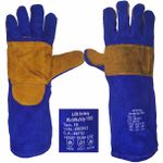 LUVA P/SOLDADOR RASPA FORRADA TOTAL C/REFORÇO CANO 20CM TAM.10 CA7546