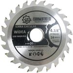 SERRA CIRC.WIDIA 4.3/8 X 24 DENTES FURO 20 LDI C-24