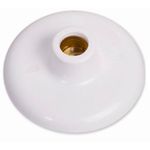 PLAFON PLASTICO BRANCO BOCAL METAL 60W 16091 ILUMI 