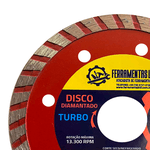 Disco Diamantado Turbo 4 Polegadas 110mm Furo 22,23mm 