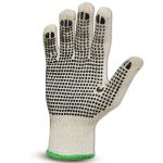 LDI LUVA MOD:1020B-9(G) ALGODAO BRANCA 3 FIOS C/PIGMENTO CA42426