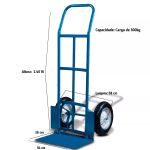 CARRO ARMAZEM RODA PNEUM. 300KG 30A METALOSA