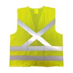 COLETE REFLETIVO INTEIRO LARANJA SEM BOLSO (XG)