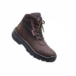 BOTINA ADVENTURE MARROM E PRETO C/ BICO PVC Nº43 CA 16252 KADESH