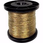 CABO AÇO LATÃO PLASTIFICADO P/ VARAL 1,75MM RL 500MTS