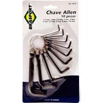 CHAVE ALLEN JG. 1,5-10MM 10PC 8216 BRASFORT