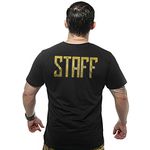 Camiseta Masculina Staff Team Six Preta