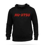 Casaco de moletom com capuz Artes Marciais Jiu Jitsu Preta Team Six