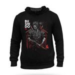 Casaco de Moletom Masculino com capuz Bushido Justiça Team Six
