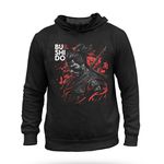 Casaco de Moletom Masculino com capuz Bushido coragem Team Six