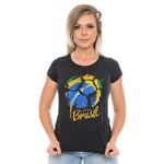 Camiseta Baby Look Brasil Copa do Mundo Team Six 
