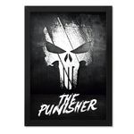 Poster com Moldura Militar The Punisher