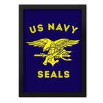 Poster com Moldura Militar US Navy Seals