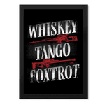 Poster com Moldura Tactical Fritz Whiskey Tango and Foxtrot