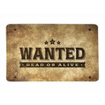 Tapete Militar Grunge Team Six Old West Wanted 