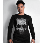 Camiseta Manga Longa Punisher Bart