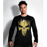 Camiseta Manga Longa Punisher Gold Line