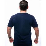 Camiseta Militar Básica Lisa Azul Team Six