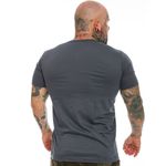Camiseta Militar Básica Lisa Cinza Team Six