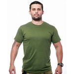  Camiseta Militar Básica Lisa Verde Team Six