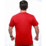 Camiseta Militar Básica Lisa Vermelha Team Six