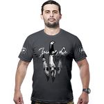 Camiseta Militar Concept Line Team Six Tactical Knife Join Or Die Hurricane