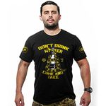 Camiseta Militar Dont Drink My Beer Dont Tread On Me Tribute Team Six