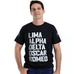 Camiseta militar Lador Lima Alpha Delta Oscar Romeo Team Six