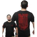 Camiseta Militar Wide Back Blood Is The New Ink Of Freedom