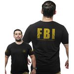 Camiseta Militar Wide Back FBI Federal Bureal Of Investigation
