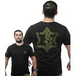 Camiseta Militar Wide Back Israel Defence
