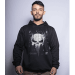 Casaco Militar Com Capuz New Punisher
