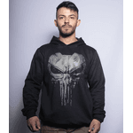 Casaco Militar Com Capuz Punisher Plate