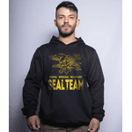 Casaco Militar Com Capuz Seal Team Navy Seal