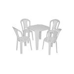 ****KIT MESA PLASTICO LOCACAO C/ 4