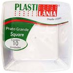 PRATO PEQUENO SQUARE PLASTILANIA C/ 10 UN