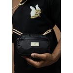 SHOULDER BAG BED STUY RUBBERY BLACK