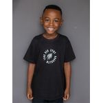 CAMISETA TRADICIONAL CIRCLE INFANTIL PRETO/BRANCO