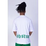 CAMISETA T-SHIRT OVERSIZED PANTER - BRANCO/VERDE