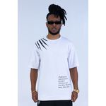 CAMISETA T-SHIRT OVER BRANCO