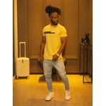 T-Shirt MASCULINA BED STUY - AMARELO